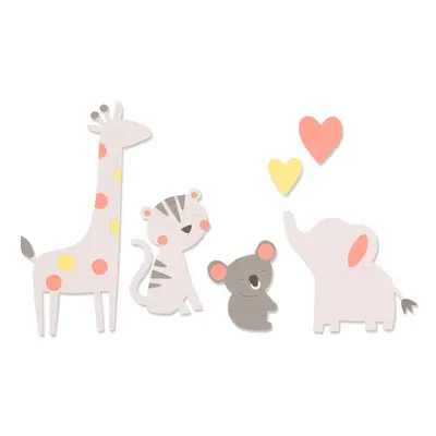 Sizzix Bigz Stanzschablone "Zoo Friends"
