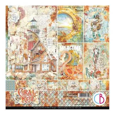 Scrapbook-Papier "Coral Reef"