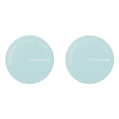 Innisfree - No-Sebum Mineral Powder (New Version) - 5g (2ea) Set