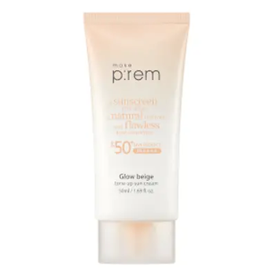 Make p:rem - Glow Beige Tone Up Sun Cream SPF50+ PA++++ - 50ml