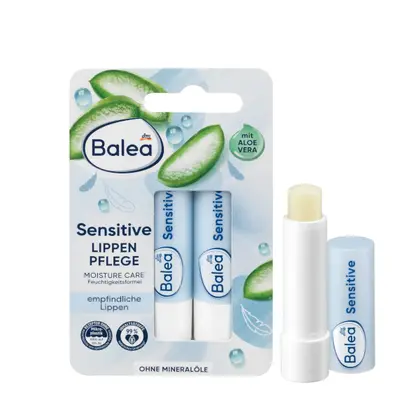 Balea - Lippenpflege Sensitive Duopack - 4.8g x 2