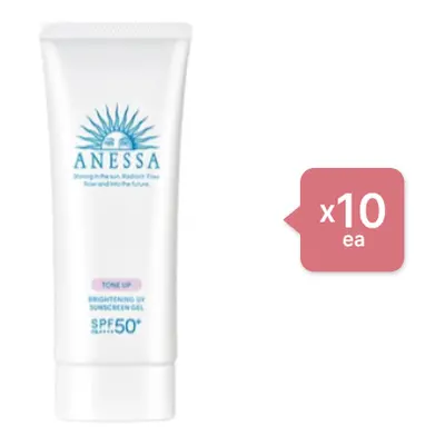 Shiseido Anessa Brightening UV Sunscreen Gel N SPF50+ PA++++ (2022 Version) - 90g (10ea) Set