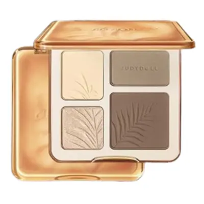 Judydoll - 2 In 1 Highlighter Contour Palette - 9g - 02 Wood