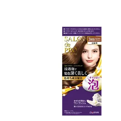 Dariya - Salon De Pro Foam Hair Color Extra Rich - 1 set - 3RB Royal Brown