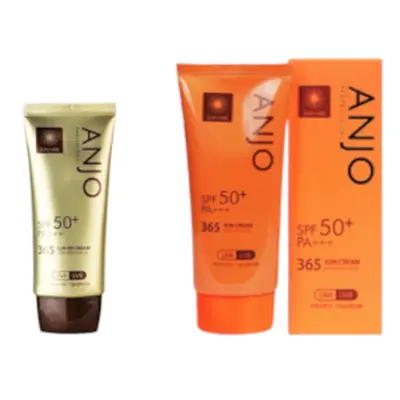 ANJO - 365 Sun Cream SPF50+ PA+++ - 70g (1ea) + 365 Sun BB Cream SPF50+ PA+++ - 50g (1ea) Set