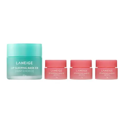 LANEIGE - Lip Sleeping Mask EX - 20g - Mint Choco (1ea) + Lip Sleeping Mask EX - 3g - Berry (3ea