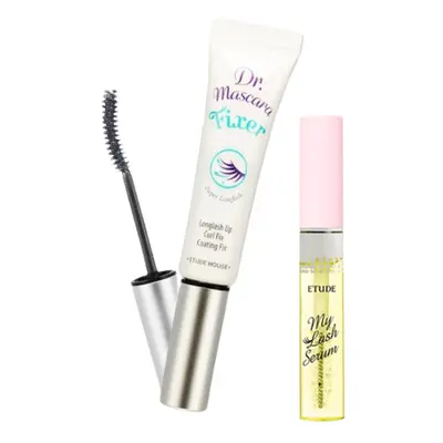 ETUDE - Dr. Mascara Fixer For Super Longlash (1ea) + My Lash Serum 9g (1ea) Set