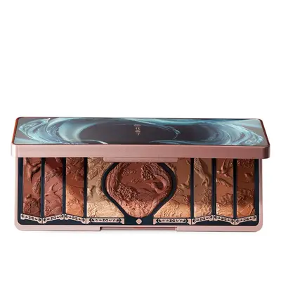 Florasis - Floral Engraving Phoenix Makeup Palette - 12.8g - 02 Retro Brown