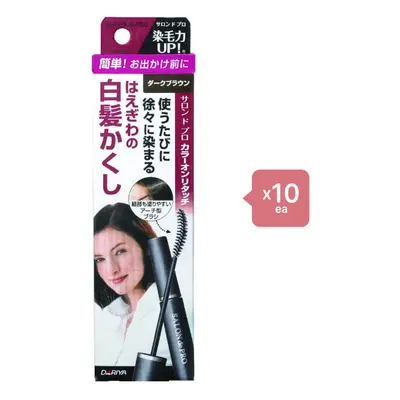 Dariya Salon De Pro - Color On Retouch Gray Hair Comb EX - 15ml - Dark Brown (10ea) Set