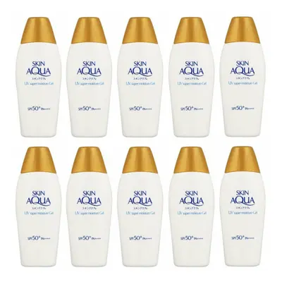 Rohto Mentholatum Skin Aqua UV Super Moisture Gel Hydrating Sunscreen (10er) Set