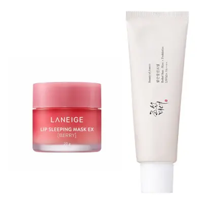 LANEIGE - Lip Sleeping Mask EX - 20g - Berry (1ea) + BEAUTY OF JOSEON - Relief Sun : Rice + Prob