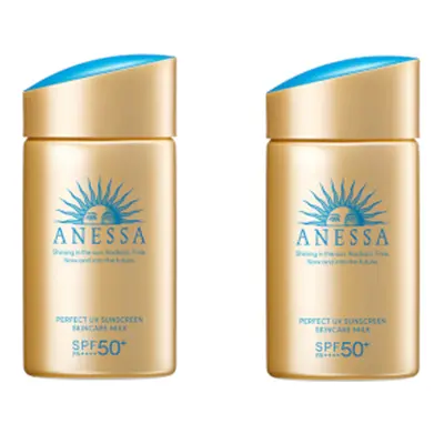 Shiseido Anessa Perfect UV Sunscreen Skincare Milk SPF50+ PA++++ - 60ml - 2022 Version (4ea) Set