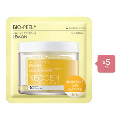 NEOGEN Dermalogy Bio-Peel Gauze Peeling Pad Lemon - 1pad (5ea) Set