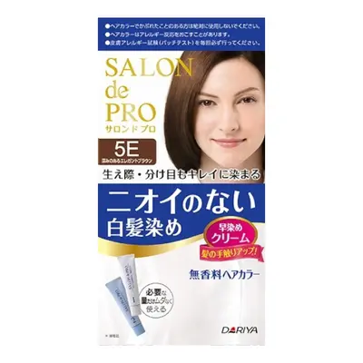 Dariya - Salon De Pro - Hair Color Cream - 1box - 5E Deep Elegant Brown