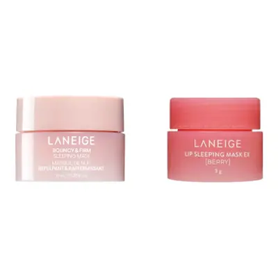 LANEIGE LANEIGE - Bouncy & Firm Sleeping Mask - 10ml (1ea) X Lip Sleeping Mask EX - 3g - Berry (