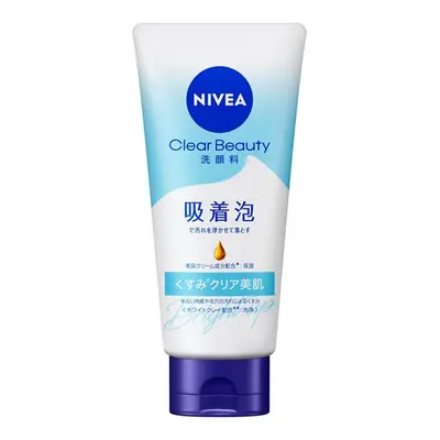 NIVEA Japan - Clear Beauty Facial Cleanser, Clears Dull Skin - 130g