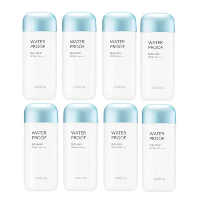 MISSHA All-Around Safe Block Waterproof Sun Milk - 70ml (8ea) Set