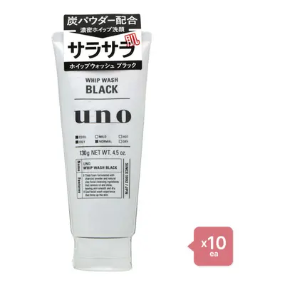 Shiseido - Uno - Whip Wash Black/130g 10pcs Set