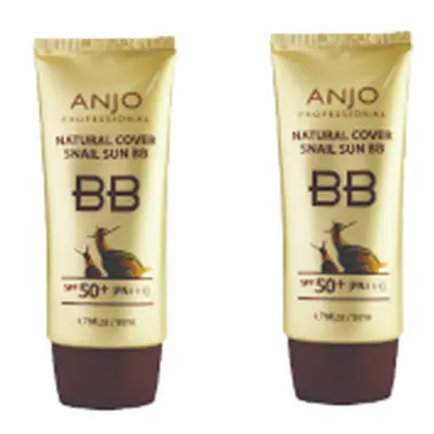 ANJO - Natural Cover Snail Sun BB Cream SFP50+ PA+++ - 50ml (2ea) Set