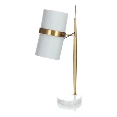 Tischlampe Novum 210 Weiß / Gold