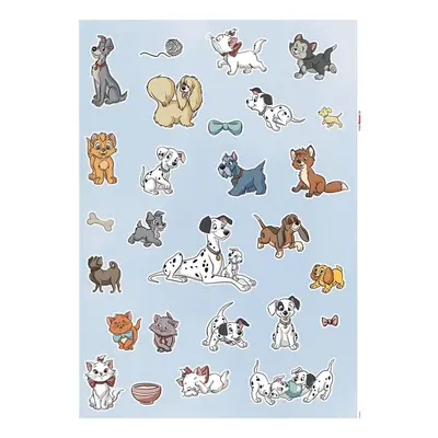 Wandtattoo - Disney Cats and Dogs - Größe 50 x 70 cm