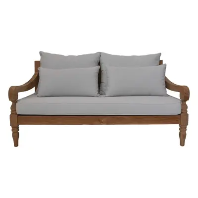 Bahama sofa 2-Sitzer EDE-04 Blank Teak B/H/T: 95 cm 80 cm 150 cm