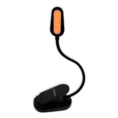 LED-Leselampe ohne blauen Ordner mit Clip-On Farbe: Schwarz