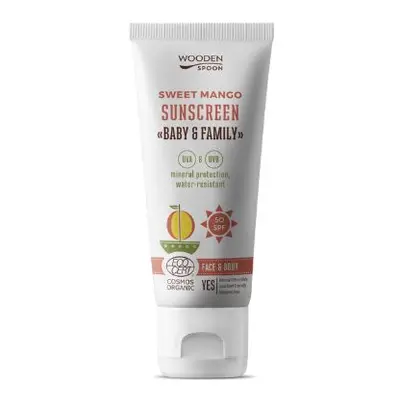 Sonnencreme für den Körper, Mango Baby & Family, LSF Wooden Spoon – ml