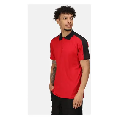 Regatta Professional Contrast Coolweave Schnell Feuchtigkeitsableitendes Poloshirt für Herren Ro