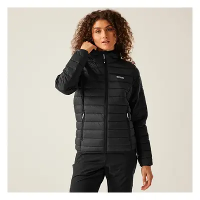 Regatta Marizion Baffle-Jacke mit Kapuze für Damen Schwarz, Größe: