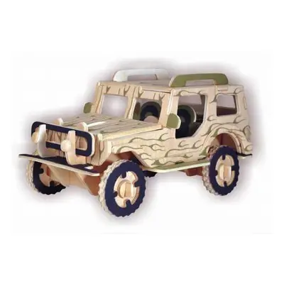 Woodcraft 3D Holzpuzzle Jeep