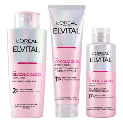 L'Oréal Paris Elvital Glycolic Gloss Bundle Shampoo ml & Cond