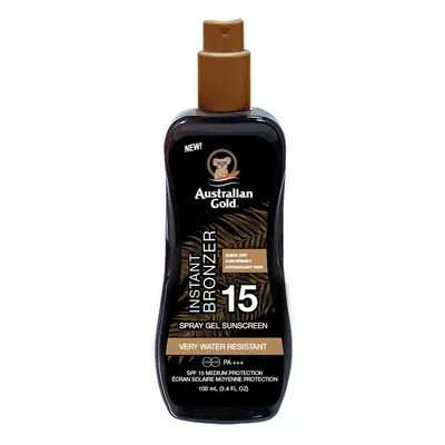 Australian Gold SPF Spray Gel with Bronzer ml