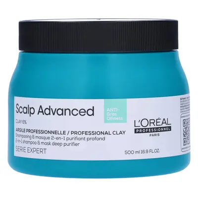 Loreal Professionnel Scalp Advanced Anti-Oiliness 2-in-1 Deep Purifier Treatment 500 ml