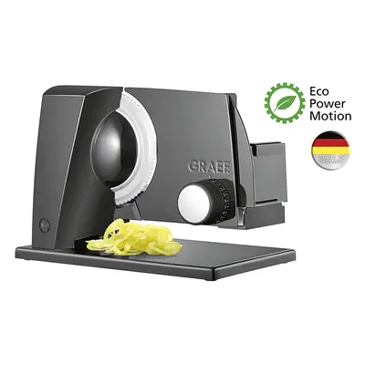GRAEF Allesschneider SKS100 Linie100 schwarz 325x230x240mm 308g rund Restehalter Kunststofftable