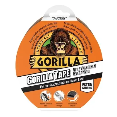 Gorilla weißes Klebeband 48 mm. - 27 Meter