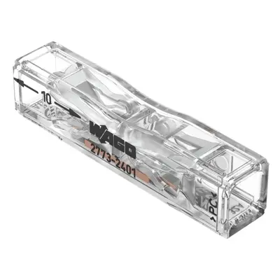 WAGO PUSH WIRE® Inline fjedersamlemuffe til entrådede og flertrådede ledere maks. 4 mm² 2-leder 