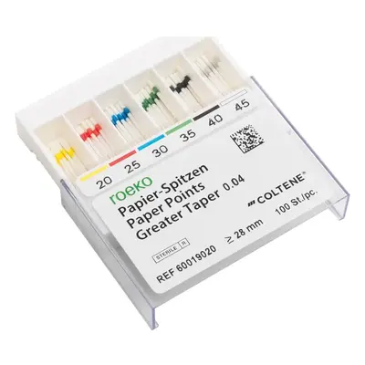 COLTENE roeko Papier-Spitzen Greater Taper - Sortiment Stück Taper.06 ISO