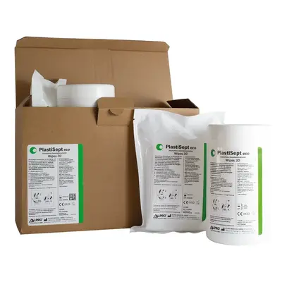 ALPRO MEDICAL PlastiSept eco Wipes - StarterSet Spenderboxen leer, x Tücher