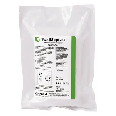 ALPRO MEDICAL PlastiSept eco Wipes - Packung Nachfüllbeutel