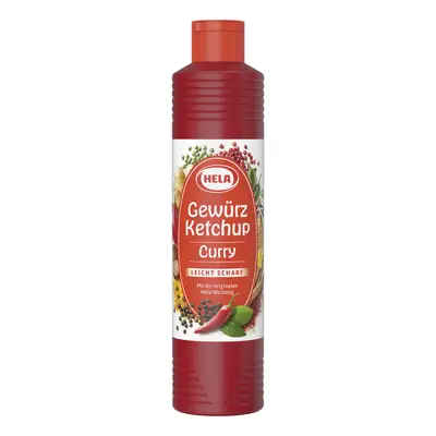 Hela Gewürz Ketchup Curry leicht scharf 800ML
