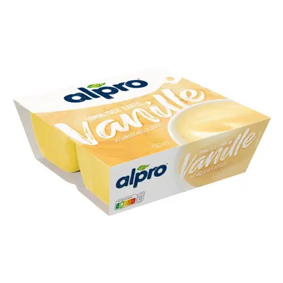 Alpro Soya-Dessert Feine Vanille 4ST 500G