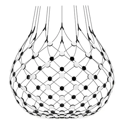 Luceplan - Mesh Pendelleuchte Ø100xH90 5m w/Wireless Kit Black