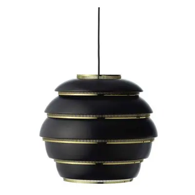 Artek - A331 Beehive Pendelleuchte Black/Brass