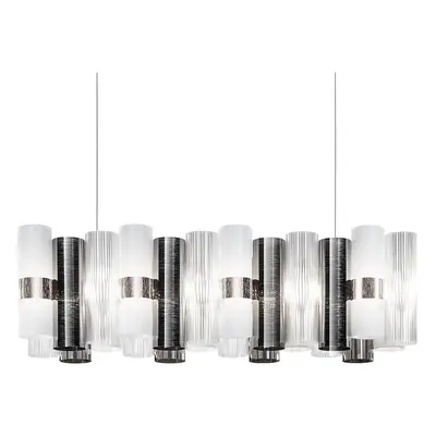 Slamp - La Lollo Linear Pendelleuchte Pewter