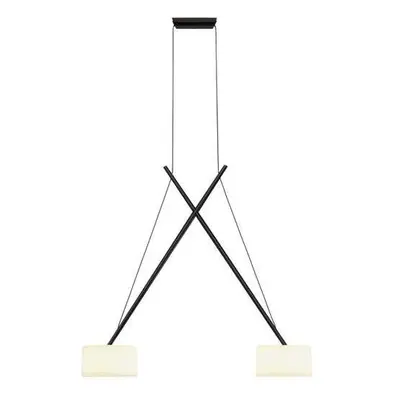 Serien Lighting - Twin LED Pendelleuchte Black/Glass
