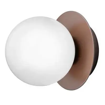 Nuura Aps - Liila Wand-/Deckenlampe IP44, bronze/opal, Ø cm Nuura