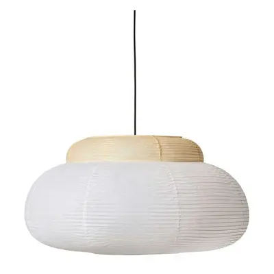 Made By Hand - Papier Single Pendelleuchte Ø80 Soft Yellow