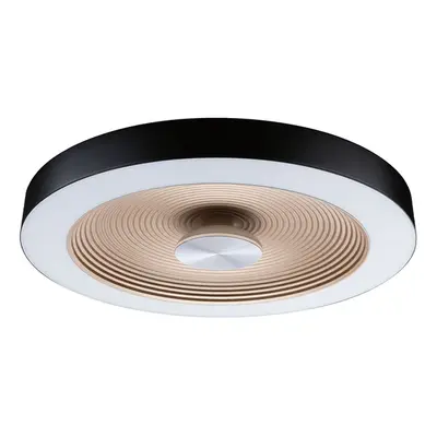 Paulmann - Volea LED-Deckenlampe, Ø40 cm, IP44, schwarz/gold