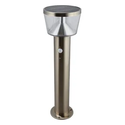 Lindby - Antje LED-Solar-Sockellampe, Bewegungsmelder, IP44